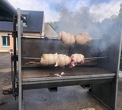 Jambon à la Broche préparé par Le Domaine du Bois du Loup