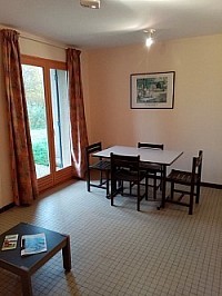 Pièce à vivre gîte de 4 personnes