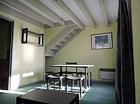 Pièce à vivre gîte de 5 personnes
